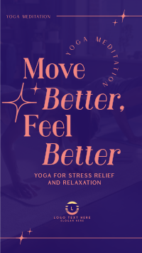 Modern Feel Better Yoga Meditation Video Image Preview