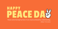 International Peace Day Twitter post Image Preview