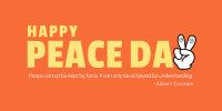 International Peace Day Twitter Post Image Preview