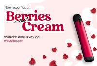Berries and Cream Pinterest Cover Design