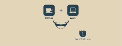 Coffee + Work Facebook cover Image Preview