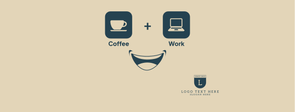 Coffee + Work Facebook Cover Design Image Preview