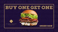 Burger Day Special Facebook Event Cover Design