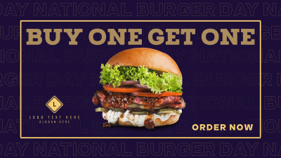 Burger Day Special Facebook event cover Image Preview