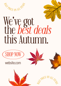 Autumn Leaves Poster Design