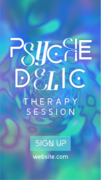 Psychedelic Therapy Session TikTok video Image Preview