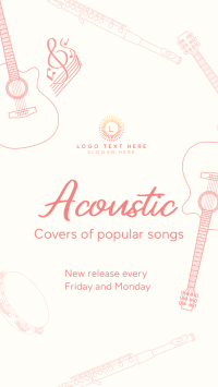Acoustic Music Covers Facebook Story Design