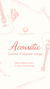 Acoustic Music Covers Facebook story Image Preview