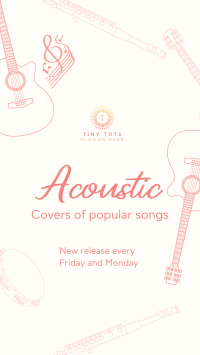 Acoustic Music Covers Facebook story Image Preview