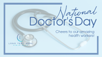 Celebrate National Doctors Day Facebook Event Cover Design