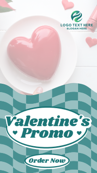 Retro Valentines Promo Facebook Story Design