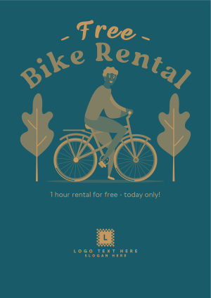 Free Bike Rental Flyer Image Preview