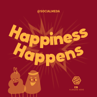 Happiness Unfolds Instagram post Image Preview