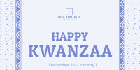 Kwanzaa Cultural Pattern Twitter Post Image Preview