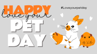 Happy Pet Day Animation Design
