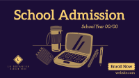 School Year Learning Facebook Event Cover Design