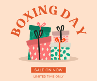 Boxing Day Limited Promo Facebook Post Design