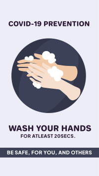 Wash Your Hands Facebook Story Preview