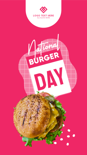 Fun Burger Day Facebook story Image Preview