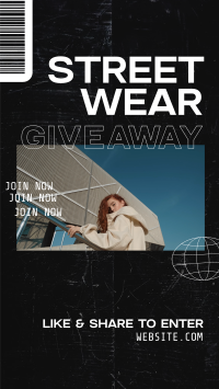 Streetwear Giveaway Instagram story Image Preview