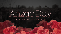 Anzac Poppies Animation Image Preview