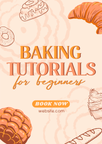 Baking Tutorials Poster Design