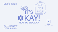 Let's Talk Mental Health Facebook event cover Image Preview