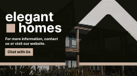 Elegant Homes Facebook Event Cover Design