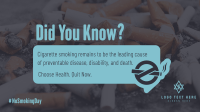 Cigarette Facts Facebook Event Cover Design