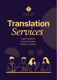 Translator Services Flyer Image Preview