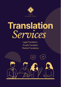 Translator Services Flyer Design