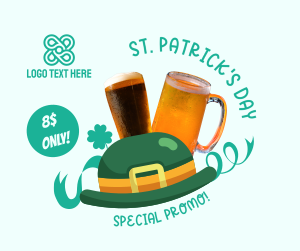 St. Patrick Beer Promo Facebook post