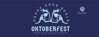 Oktoberfest Happy Hour Deals Facebook cover Image Preview