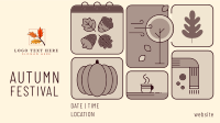 Fall Festival Calendar Facebook event cover Image Preview