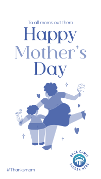 Happy Motherhood Facebook Story Design