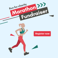 Marathon for Charity Instagram post Image Preview