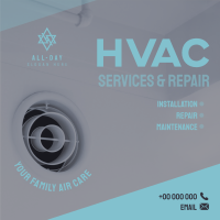 HVAC Services and Repair Instagram Post Image Preview