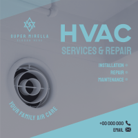 HVAC Services and Repair Instagram post Image Preview