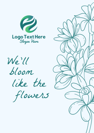 Flowers Bloom Poster