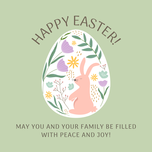 Colorful Easter Egg Instagram Post Design Image Preview
