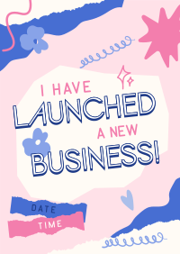 Scrapbook Startup Launch Poster Image Preview