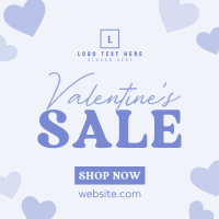Valentine Hearts Special Sale Instagram Post Design