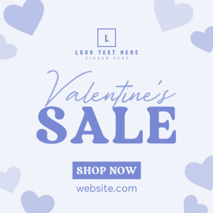Valentine Hearts Special Sale Instagram post Image Preview