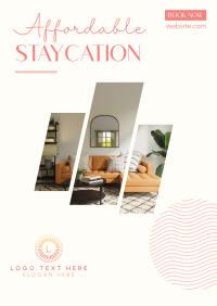 Affordable Staycation Flyer Design