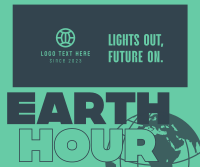 Earth Hour Movement Facebook Post Design