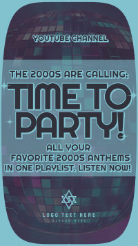 2000s Party Playlist Instagram Reel Design