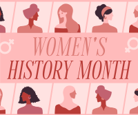 Women In History Facebook Post Design