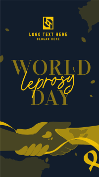 Happy Leprosy Day Facebook Story Design