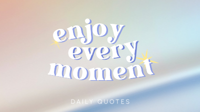 Cute Inspirational Quote Facebook event cover Image Preview