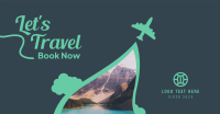 Travel Plane Trail Facebook ad Image Preview